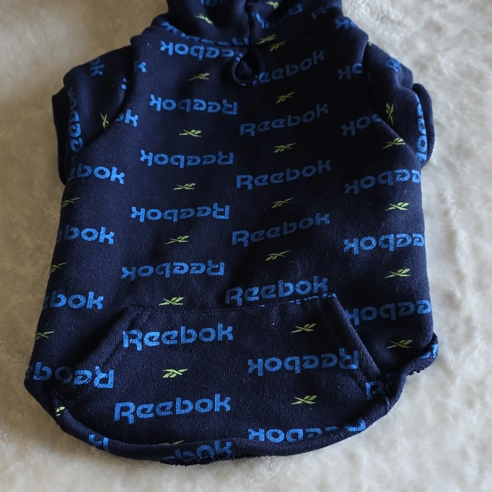 Reebok‎ Blue Hooded Dog Sweater